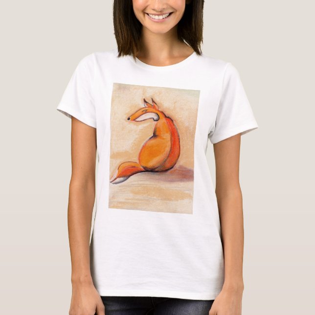 T-shirt Fox se reposant (Devant)