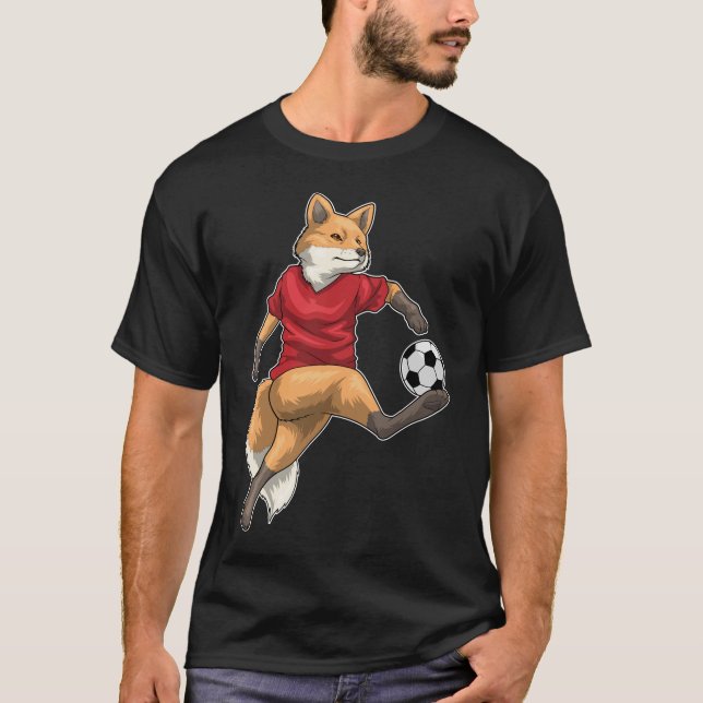T-shirt Fox Soccer joueur Soccer Sports (Devant)