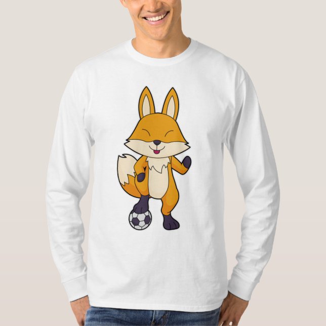 T-shirt Fox Soccer player Soccer (Devant)