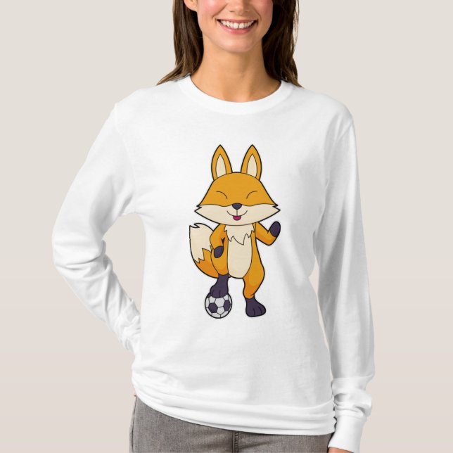 T-shirt Fox Soccer player Soccer (Devant)
