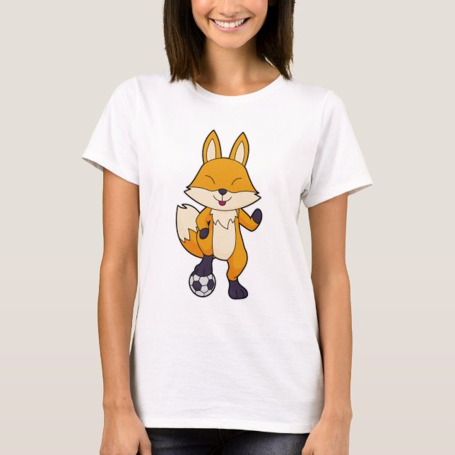 T-shirt Fox Soccer player Soccer (Devant)