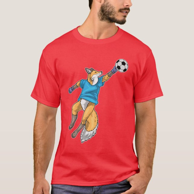 T-shirt Fox Soccer player Soccer (Devant)