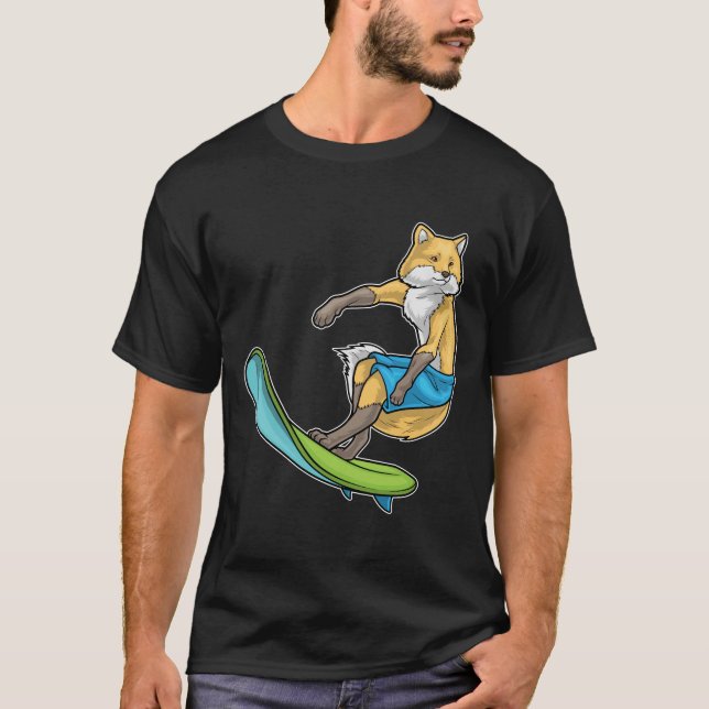 T-shirt Fox Surfer Surfer (Devant)