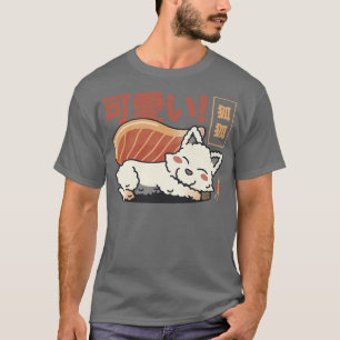 T-shirt Fox Sushi Saumon Sashimi par Tobe Fonseca