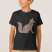 T-shirt Fox tacheté coloré