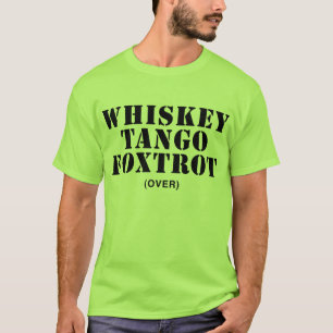 T-shirt Fox-trot de tango de whiskey (plus de)