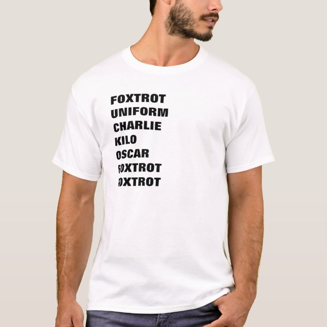 T-SHIRT FOX-TROT UNIFORME DE FOX-TROT D'OSCAR DE KILO DE (Devant)