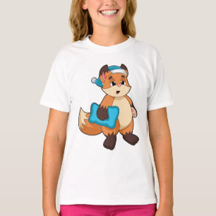 T-shirt Fox with Nightcap
