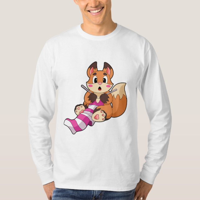 T-shirt Fox with Scarf (Devant)