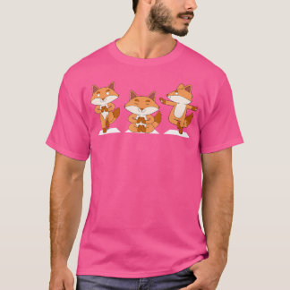 T-shirt Fox Yoga Funny Pour Fox Amoureux des animaux I Nam
