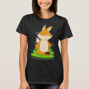 T-shirt Fox Yoga Méditation Gymnastique