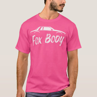 T-shirt Foxbody Notchback 50 American Stang Muscle Car non