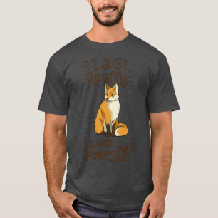 T-shirt Foxes J'Aime Vraiment Foxes Ok