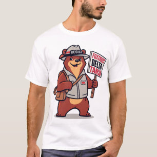 T-shirt Foxtrot Delta Ours Tango Drôle