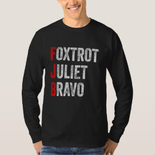 T-shirt Foxtrot Juliet Bravo Amérique Us