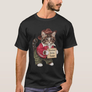 T-shirt Foxtrots Delta Tangos Résistent Chat Forêt Nationa