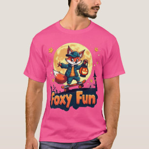 T-shirt Foxy Fun Halloween Skate Tee