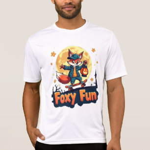 T-shirt Foxy Fun Halloween Skate Tee