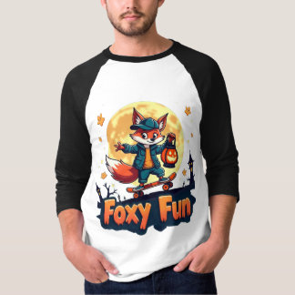 T-shirt Foxy Fun Halloween Skate Tee