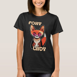 T-shirt Foxy Lady Renard Mignon