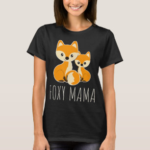 T-shirt FOXY MAMA Drôle Maman Citer Mère Fox Amour Foxes M