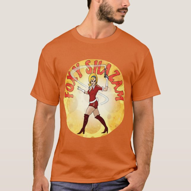 T-shirt Foy Shazam 1960s Retro Image (Devant)