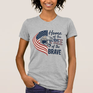 T-shirt Foyer patriotique du casque courageux libre Chemis