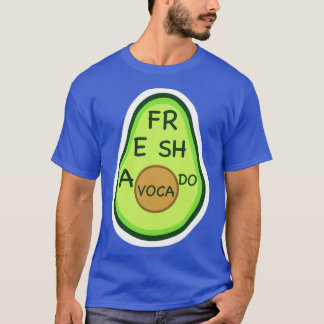 T-shirt FR E SH A VOCA DO vigne d'avocat frais