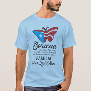 T-shirt FR Porto Rico Familia Nom de famille