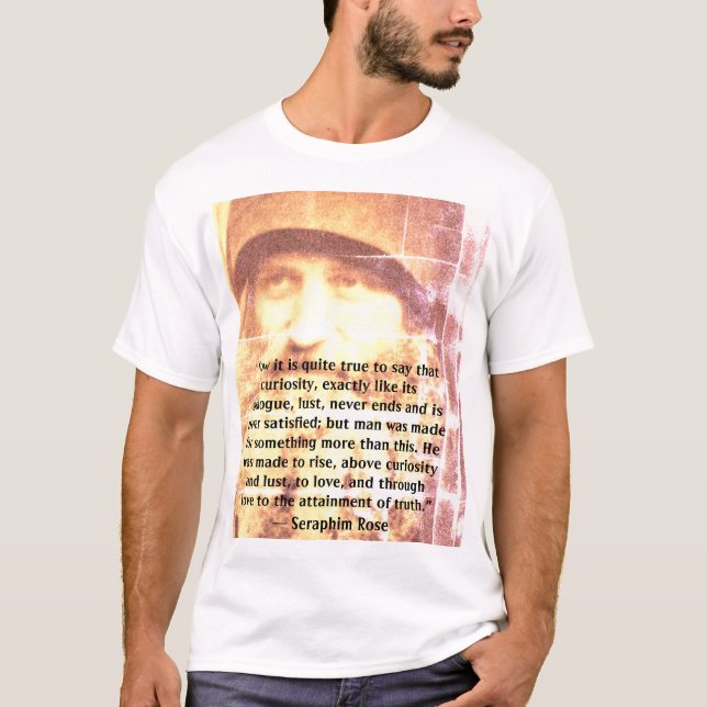 T-shirt Fr. Rose seraphe "Atteindre la vérité" (Devant)