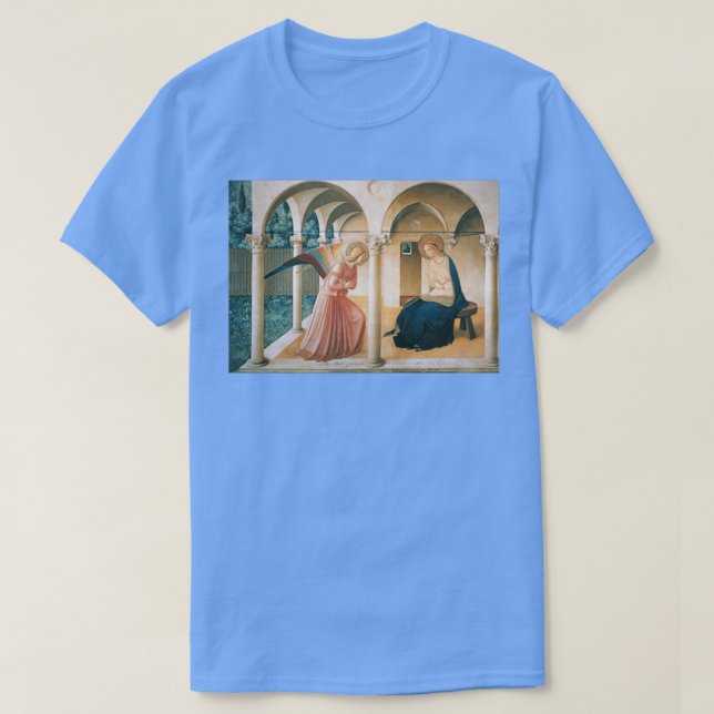 T-shirt Fra Angelico Annonciation fresque cycle en San Mar (Design devant)