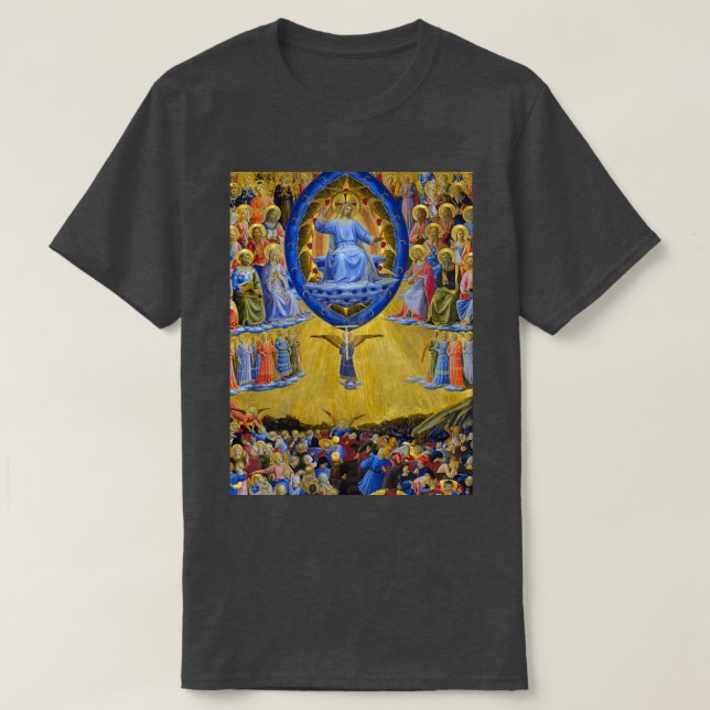 T-shirt Fra Angelico Guido di Pietro quotLe jugement Derni (Design devant)