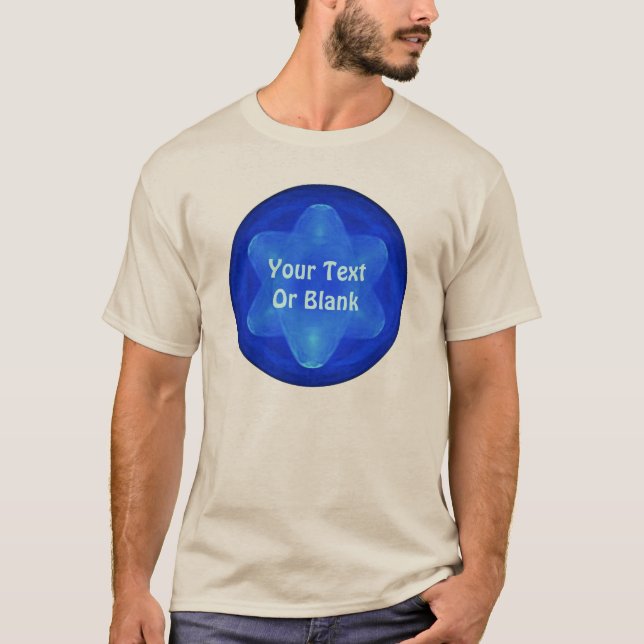 T-shirt Fractal Bluestar (Devant)