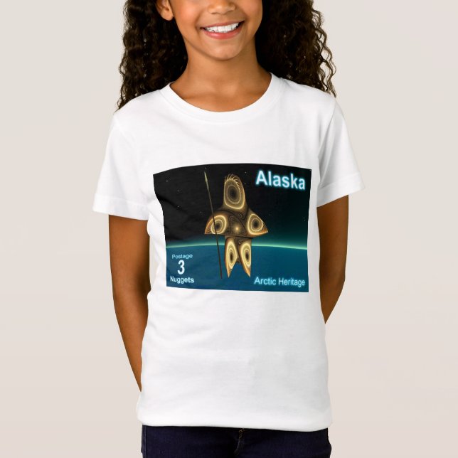T-Shirt Fractal Inuit Hunter (Devant)