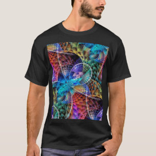 T-shirt Fractale abstraite X d'Apophysis