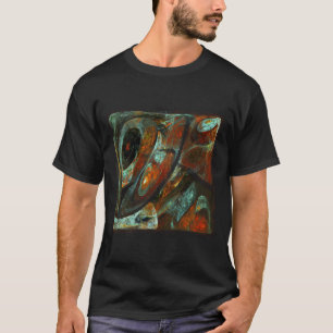 T-shirt Fractionner l'art Abstrait