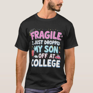 T-shirt FRAGILE - Émotionnel, mais drôle collège parent Te