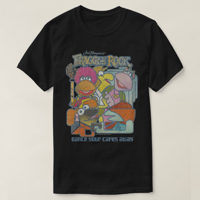 T-shirt Fragle rock féminin Fragle Abstrait VNeck (Design devant)