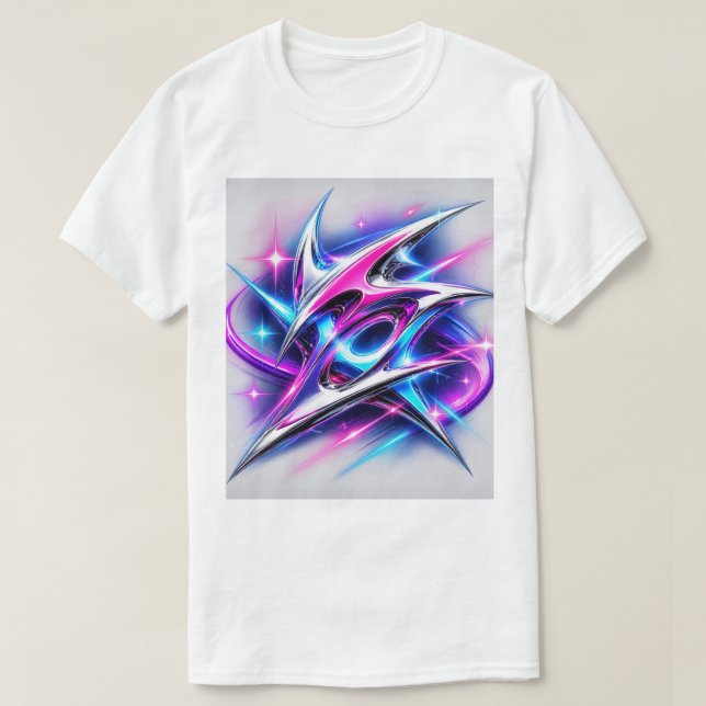 T-shirt Fragment Néon Cosmique (Design devant)