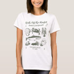 T-shirt Fraîche Du Marché Fruits De Mer Fête Bachelorette<br><div class="desc">Faites un peu de plaisir à votre prochaine soirée de bachelorette avec ce magnifique jeu de maillots de plage personnalisés. Que vous fêtiez un voyage à la plage, des vacances pour les filles ou des vacances pour les meilleurs amis, ces t-shirts personnalisés pour les fêtes de bachelorette de plage sont...</div>