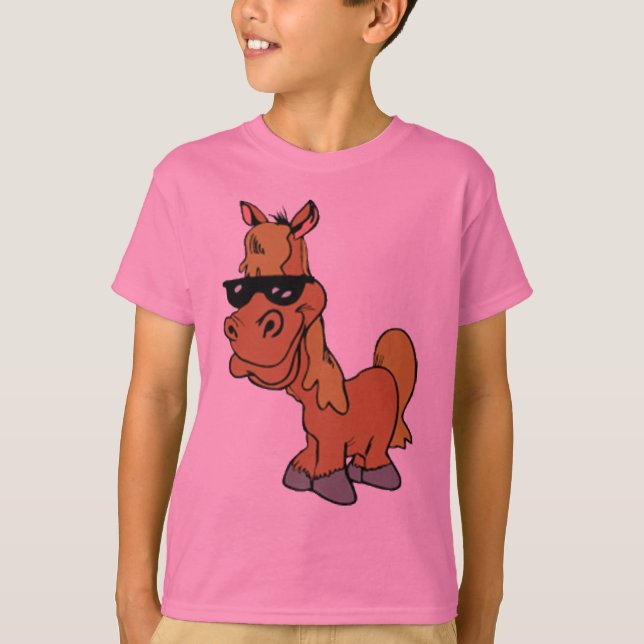 T-shirt frais de cheval (Devant)