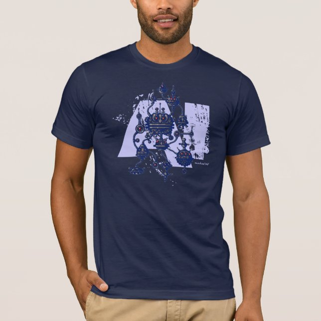 T-shirt frais de graphique d'intelligence (Devant)