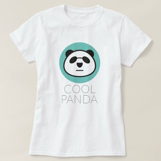 T-shirt frais de panda (Design devant)