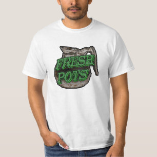 T-shirt frais de pots
