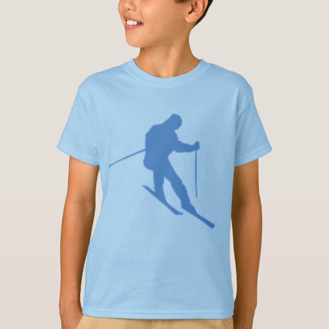 T-shirt frais de ski de garçons (Devant)
