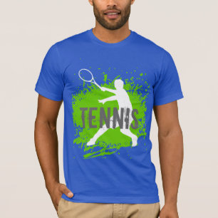 T-shirt frais de tennis pour des garçons