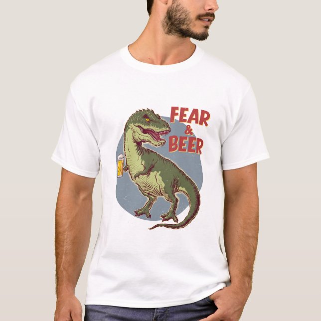 T-shirt Frais et bière (Devant)