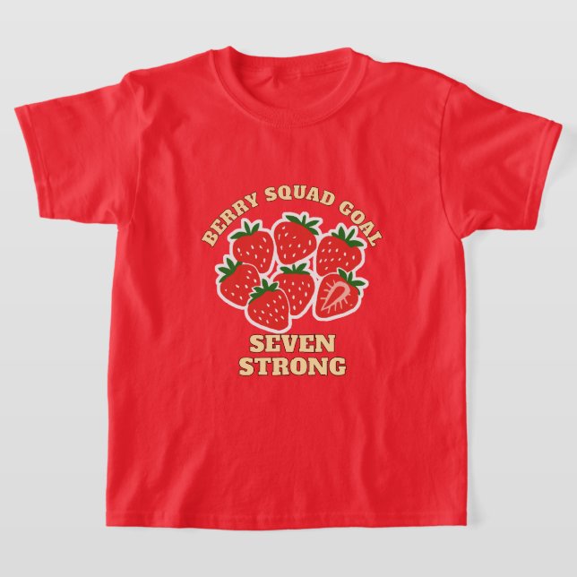 T-shirt fraise (Poser)