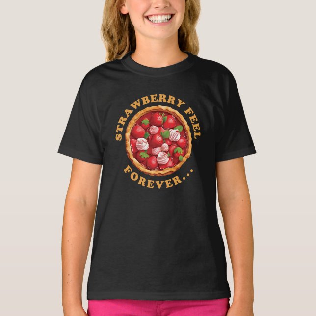T-shirt Fraise à l'air pour toujours (Devant)