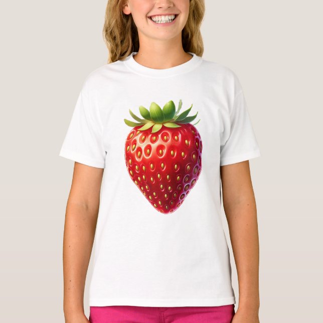 T-shirt Fraise cassée (Devant)
